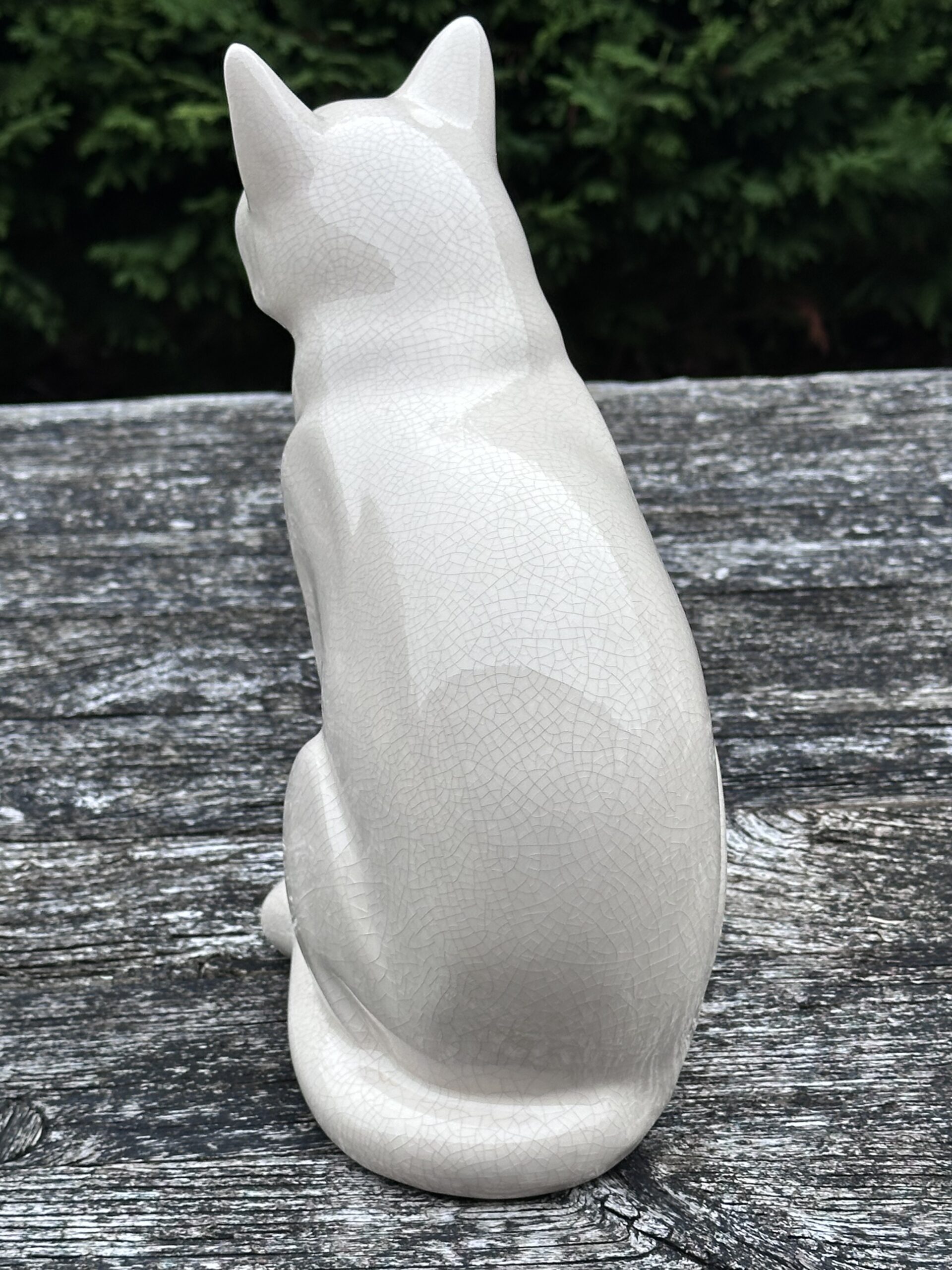 Chat en céramique craquelée Ht 27 cm – Image 5