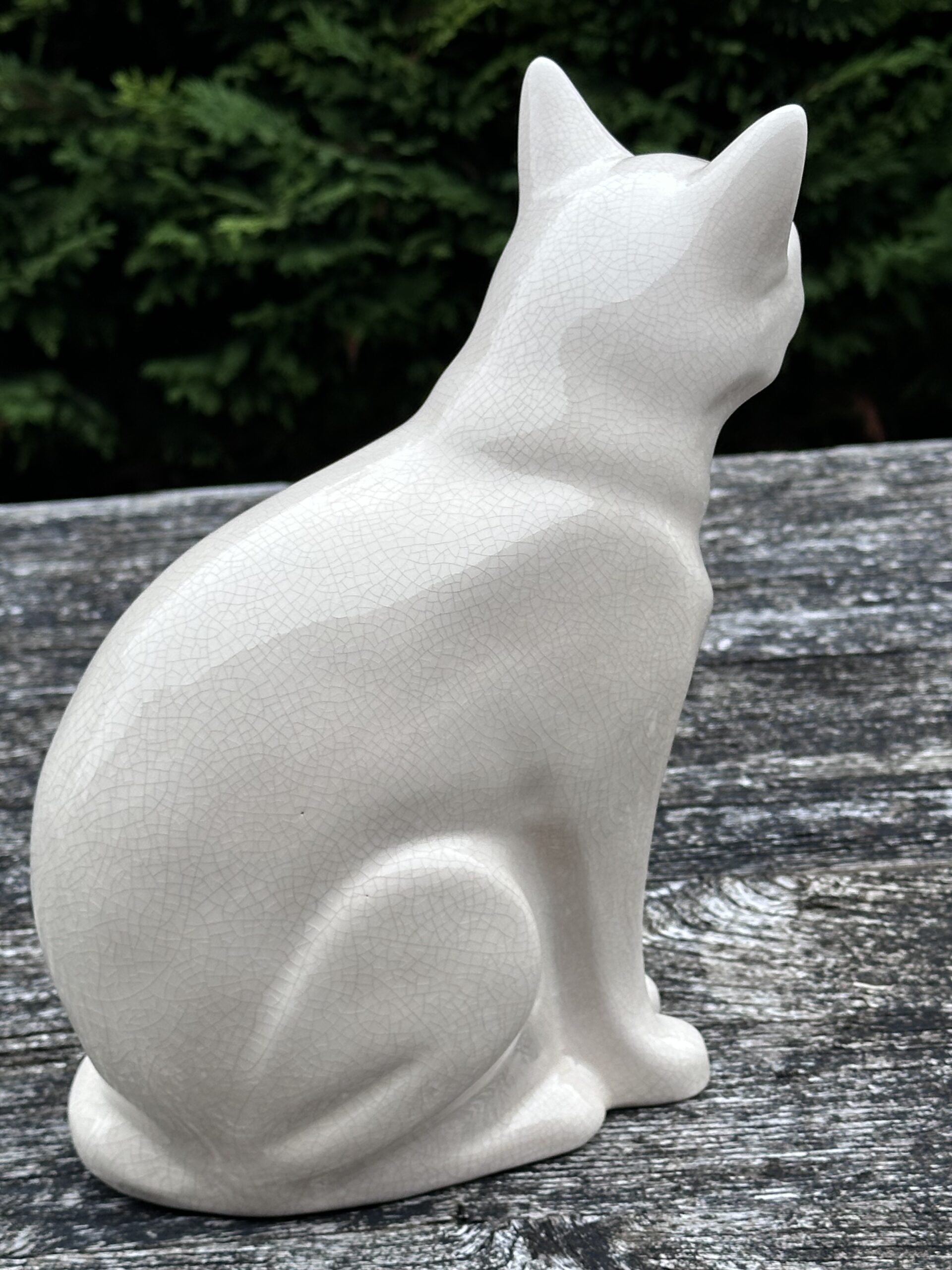 Chat en céramique craquelée Ht 27 cm – Image 6