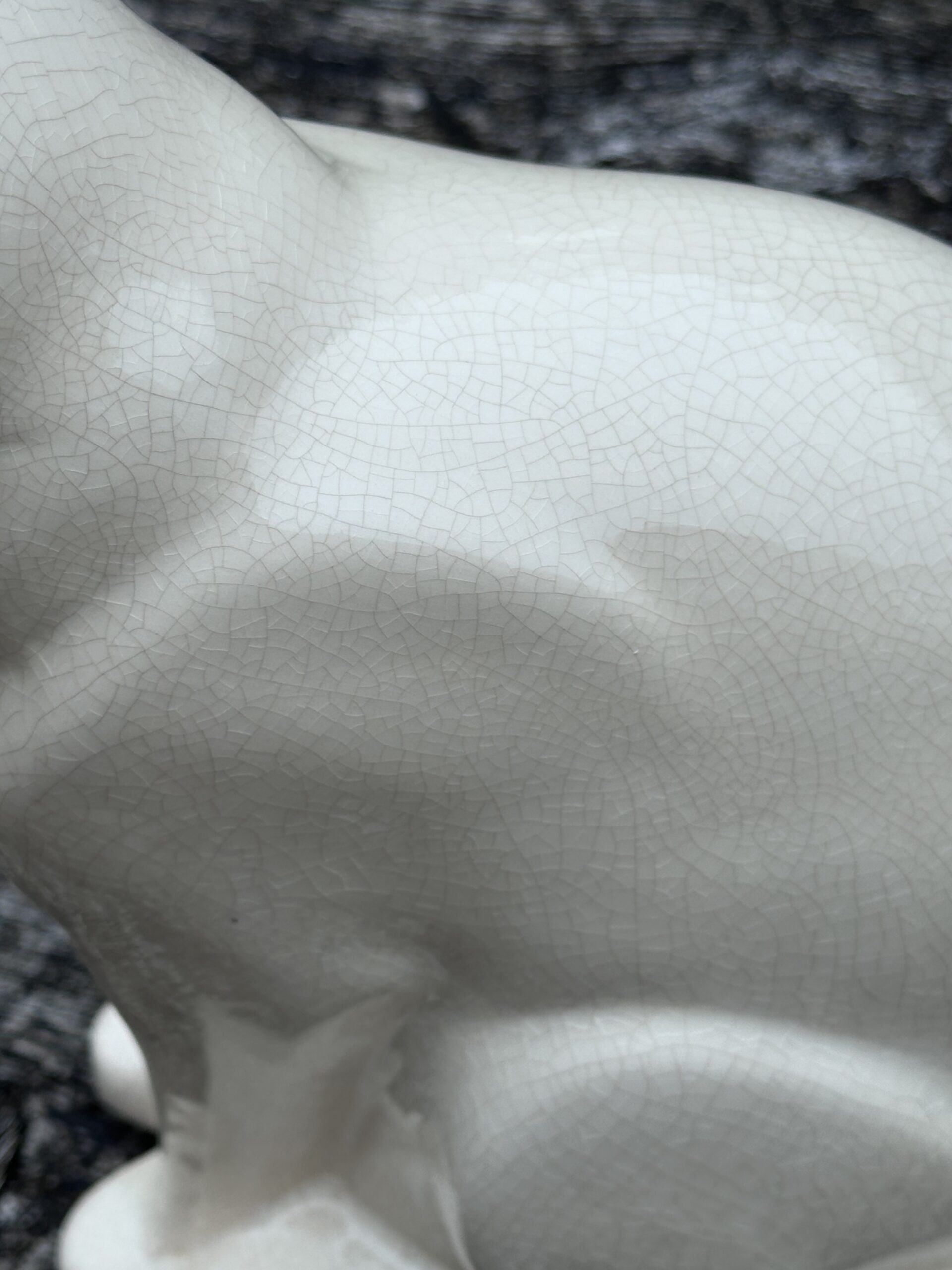 Chat en céramique craquelée Ht 27 cm – Image 4