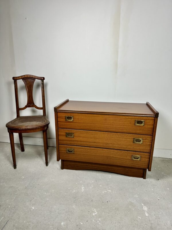 Commode marine en placage de teck Gautier france 1960 – Image 4