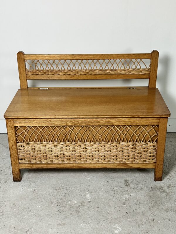 Banc coffre à jouets enfants vintage 60'S