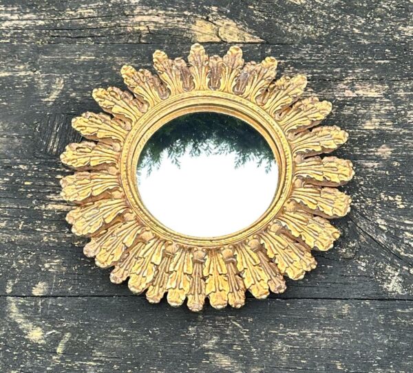 Miroir Rome doré avec oil de sorcière Diamètre 20 cm – Image 3