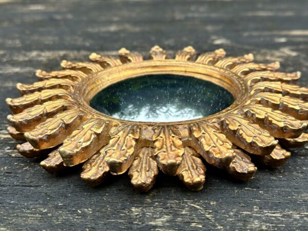 Miroir Rome doré avec oil de sorcière Diamètre 20 cm – Image 4