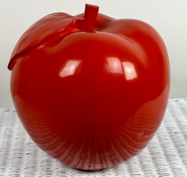 Pomme rouge en résine vintage 70'S – Image 10