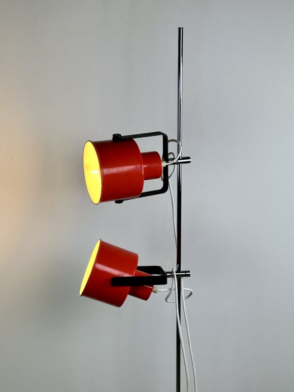 Lampadaire Amilux vintage rouge 70'S – Image 2