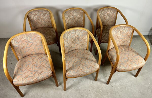 Chaises (série de 6) Baumann modèle Champagne 1980'S – Image 3