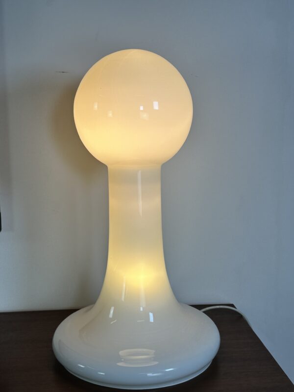 Lampe italienne en verre soufflé Murano 1970'S