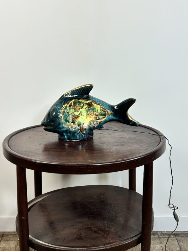 Lampe poisson Vallauris 1960 – Image 3