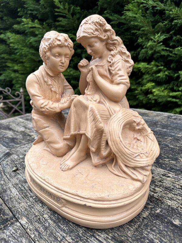 Statue en plâtre "Le premier amour" – Image 9