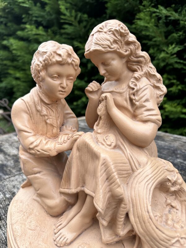 Statue en plâtre "Le premier amour" – Image 2