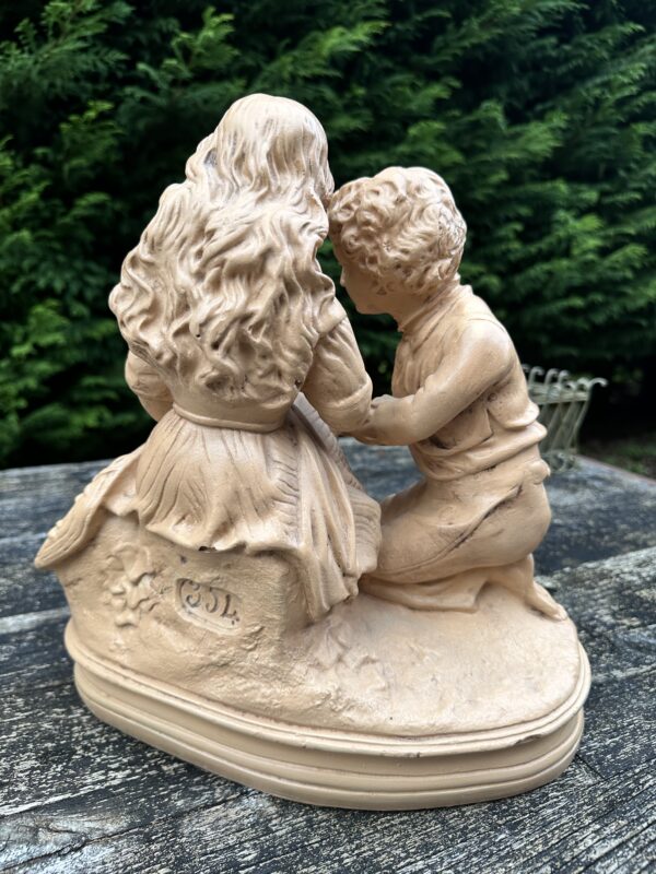 Statue en plâtre "Le premier amour" – Image 7