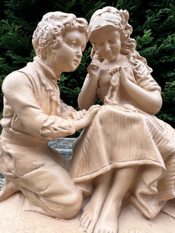 Statue en plâtre "Le premier amour" – Image 5