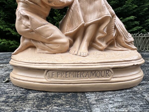 Statue en plâtre "Le premier amour" – Image 3