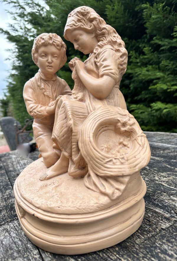 Statue en plâtre "Le premier amour" – Image 4