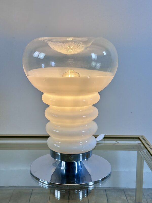 Lampe italienne par Carlo Nason pour MAZZEGA en verre soufflé Murano 1970'S