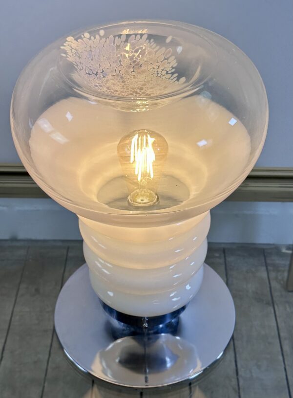 Lampe italienne par Carlo Nason pour MAZZEGA en verre soufflé Murano 1970'S – Image 3