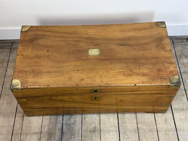 Coffre malle marine coloniale en camphrier XIXeme – Image 3