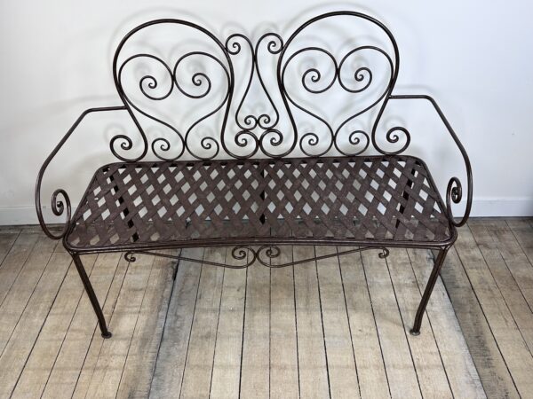 Banc ancien en fer forgé – Image 4