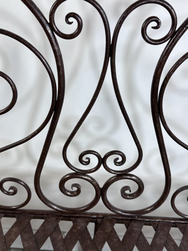 Banc ancien en fer forgé – Image 6