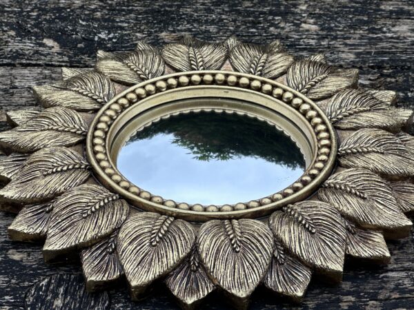 Miroir Feuilles avec oeil de sorcière Diam 19 cm – Image 4