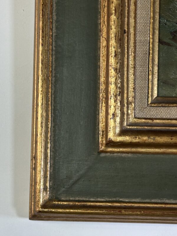 Peinture huile sur panneau "Scène provençale" par Georges Car – Image 11