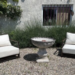 Fauteuils (la paire) pliable en fer 1980