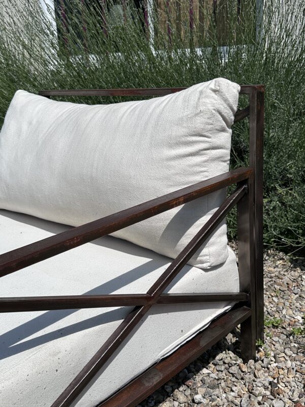 Fauteuils (la paire) pliable en fer 1980 – Image 7