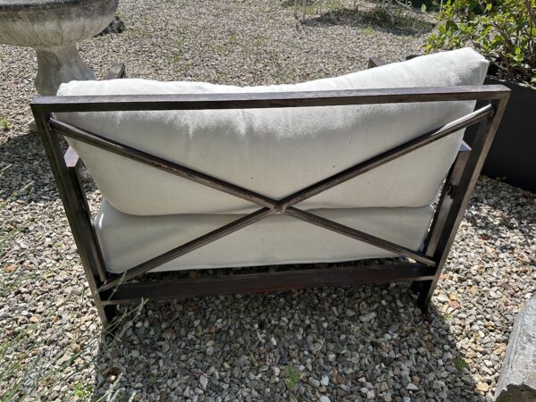Fauteuils (la paire) pliable en fer 1980 – Image 5