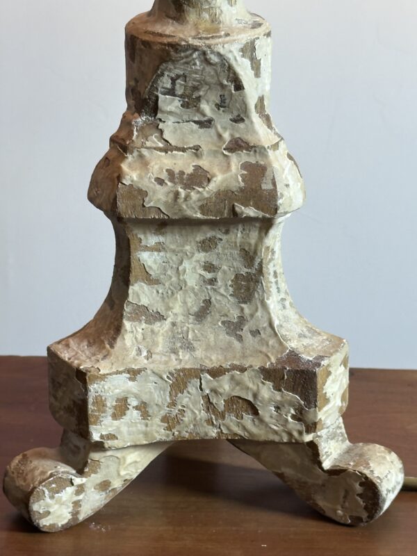 Lampe en bois patiné Shabby chic – Image 5