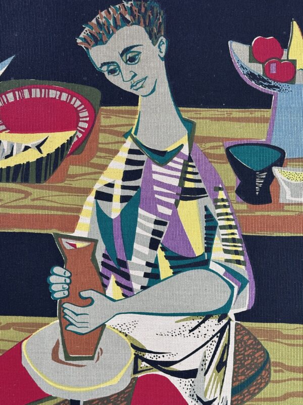 Tapisserie minimaliste par Robert DEBIEVE 1950 – Image 7