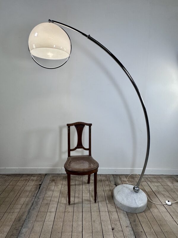 Lampadaire arc télescopique Goffredo REGGIANI Italie 1970 – Image 10