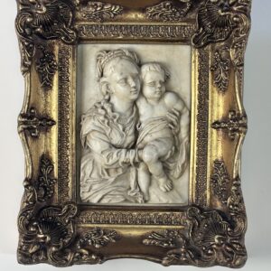 Tableau en poudre de marbre Femme à l'enfant