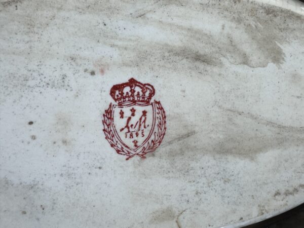 Pot en céramique émaillée et bronze de style Louis XV 22x16cm – Image 10