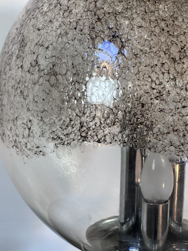 Lampe italienne en verre soufflé Murano 1970'S – Image 3