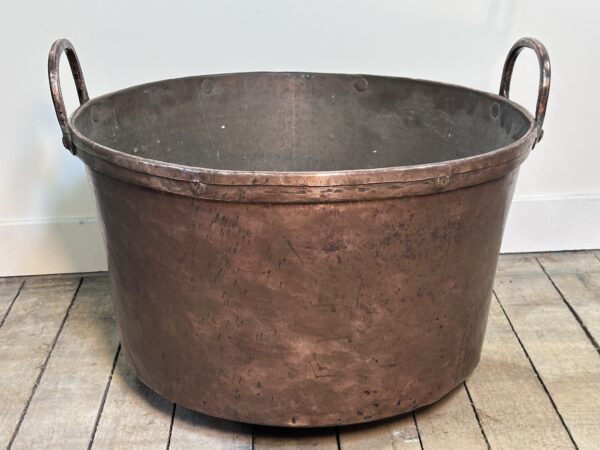 Chaudron / bassine ancienne en cuivre diamètre 58 cm – Image 5