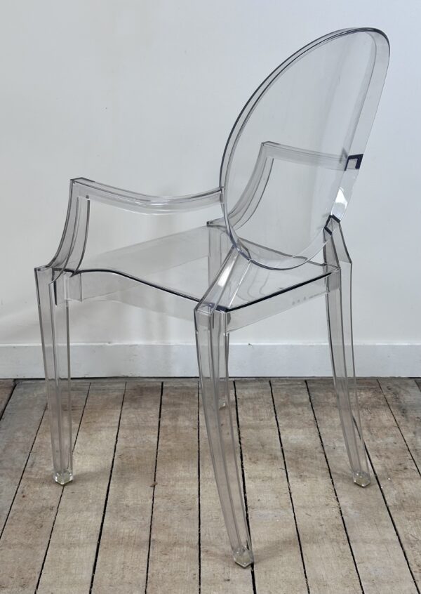 Chaises fauteuils (série de 6) Kartell modèle Ghost par P.Starck – Image 2