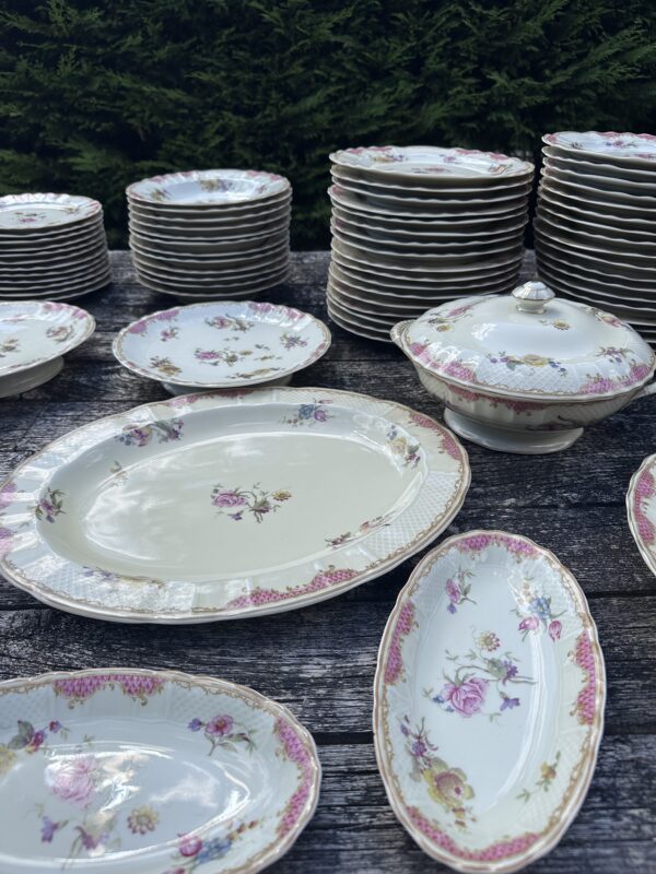 Service de table 71 pièces Bernardaud Limoges vintage 1960 – Image 8