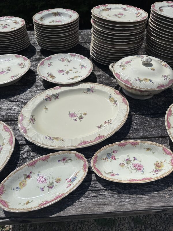 Service de table 71 pièces Bernardaud Limoges vintage 1960 – Image 4