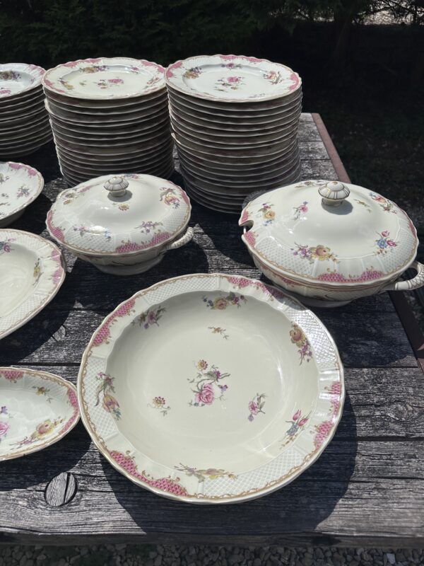 Service de table 71 pièces Bernardaud Limoges vintage 1960 – Image 9