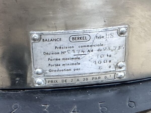 Balance Berkel vintage 1960 – Image 3