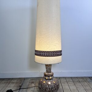 Lampe en céramique allemande vernissée vintage 70'S