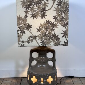 Lampe en céramique vintage 1960 par Frank Keramik