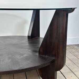 Alternative view of Table basse Art Déco en acajou 1930