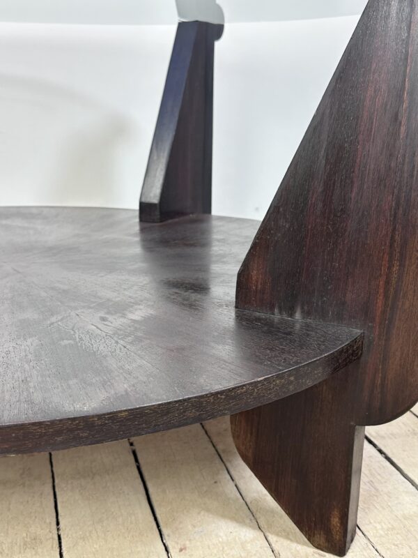 Table basse Art Déco en acajou 1930 – Image 8