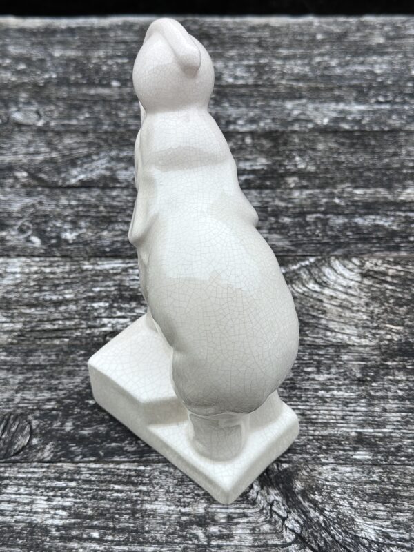 Eléphant jongleur en céramique craquelée – Image 3
