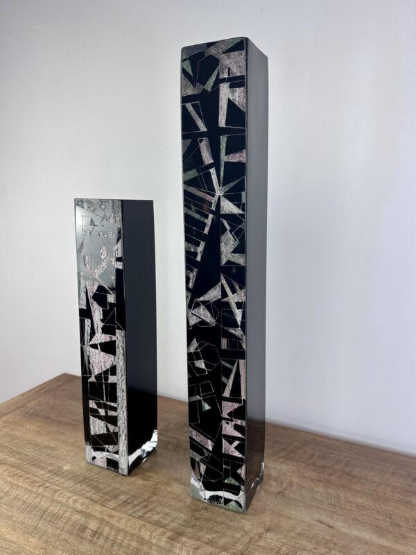 Vase cubiste Anatole Riecke 1969 hauteur 70 cm – Image 12