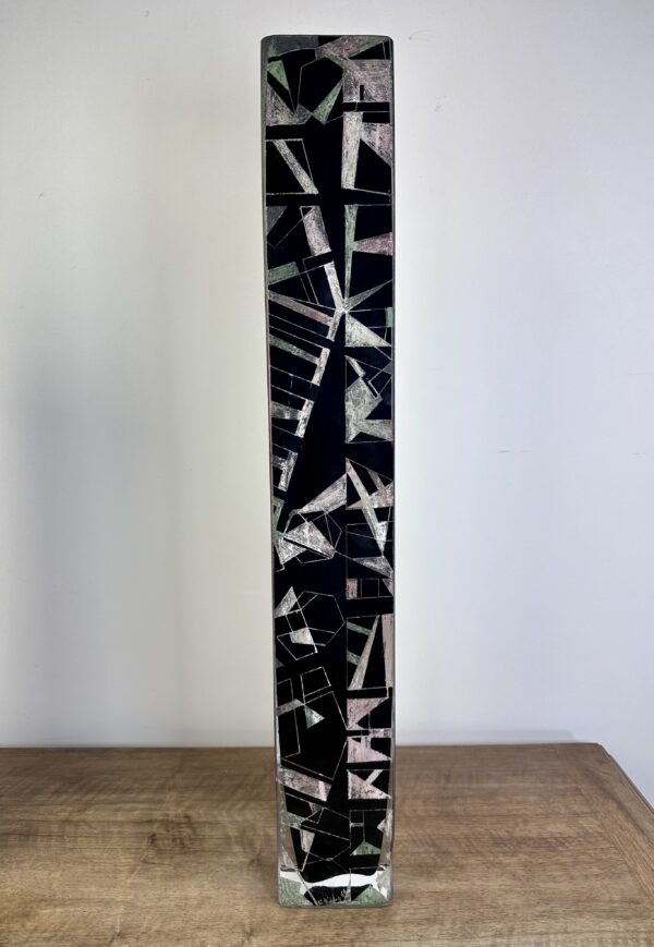 Vase cubiste Anatole Riecke 1969 hauteur 70 cm