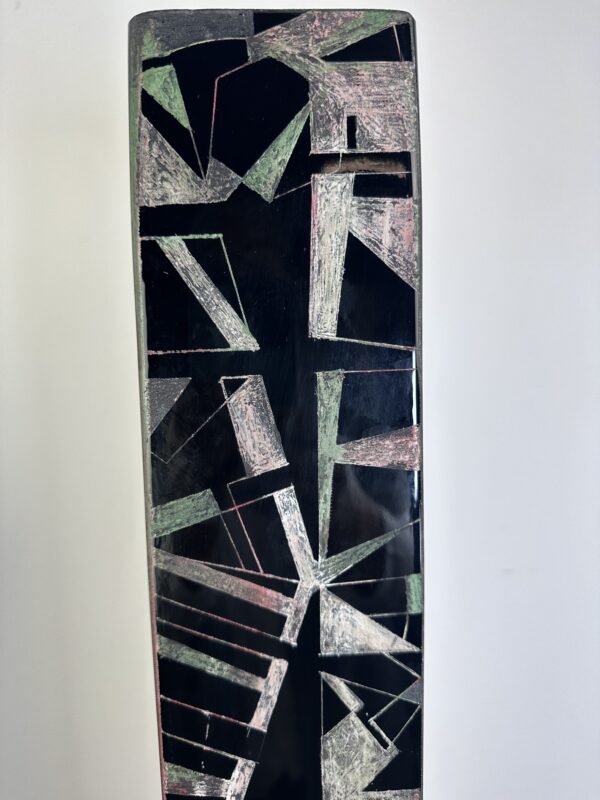 Vase cubiste Anatole Riecke 1969 hauteur 70 cm – Image 9