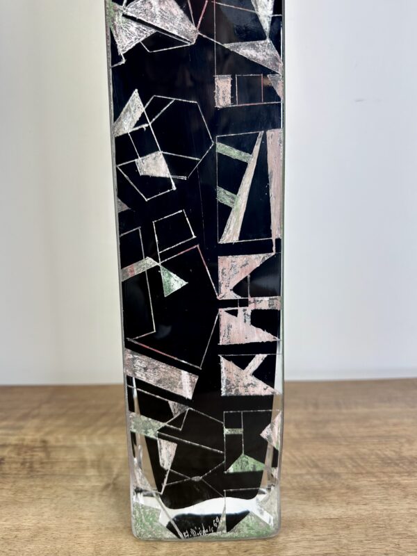 Vase cubiste Anatole Riecke 1969 hauteur 70 cm – Image 8