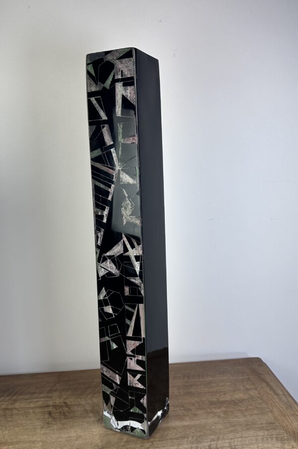 Vase cubiste Anatole Riecke 1969 hauteur 70 cm – Image 4